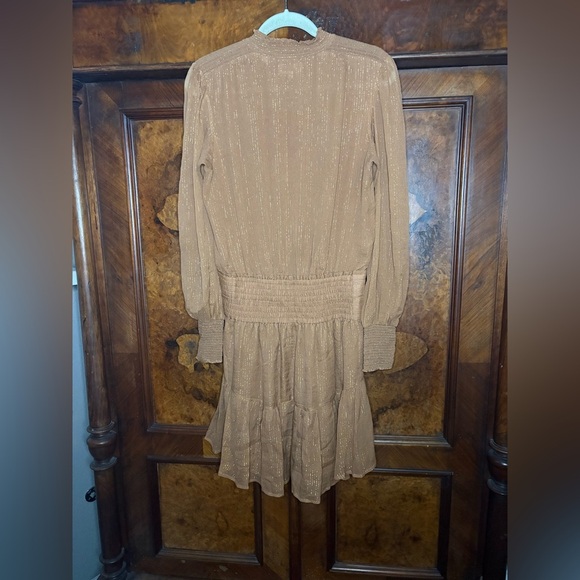 EUC A.L.C.- Silvie Smocked Mini Dress. Size 6 - Picture 5 of 11